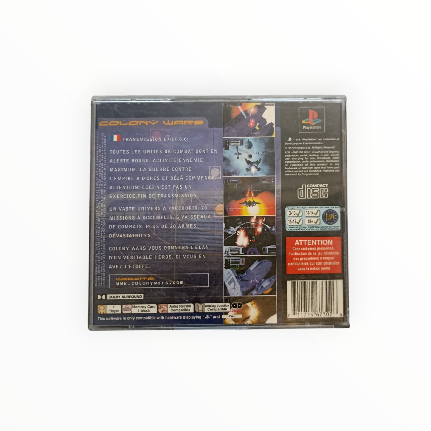 COLONY WARS playstation 1 (PS1)