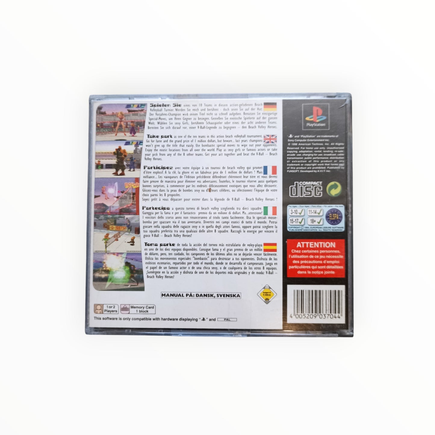 V-BALL playstation 1 (PS1)