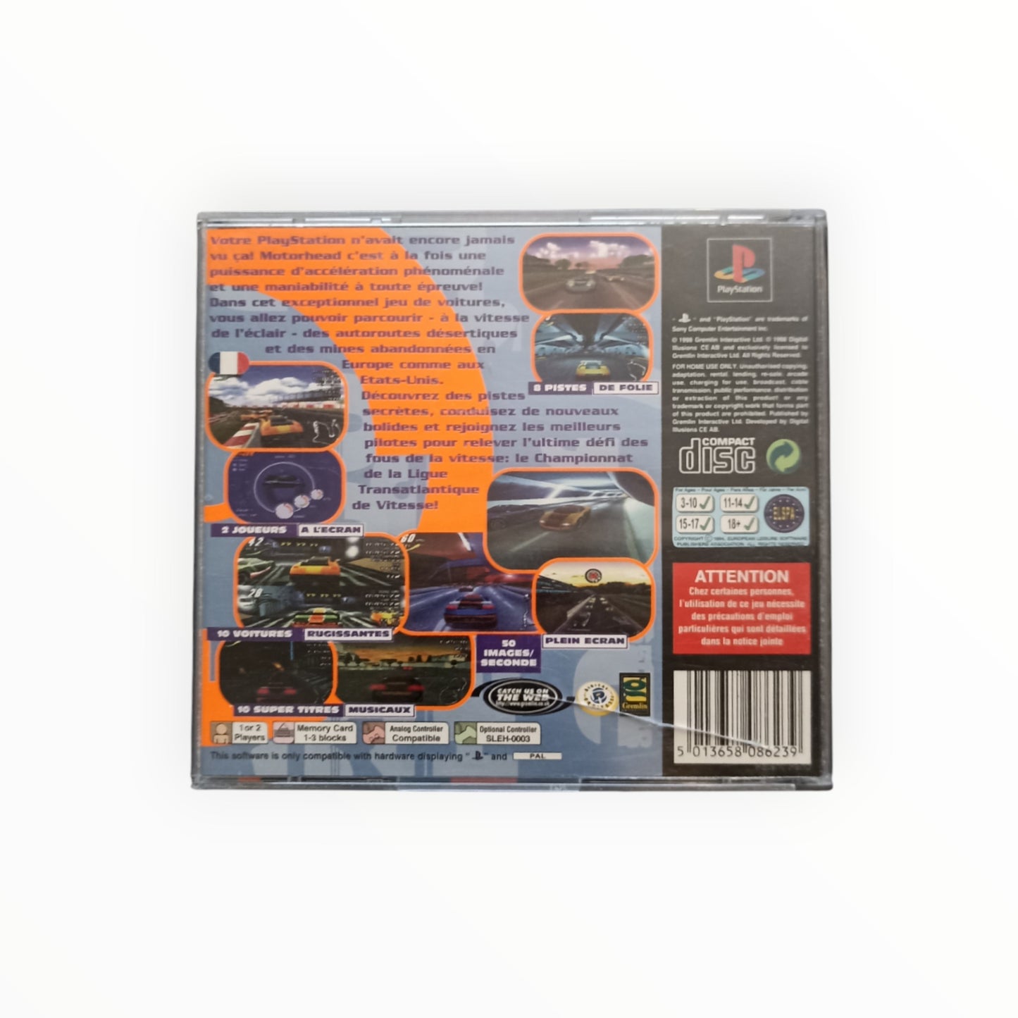 MOTORHEAD playstation 1 (PS1)