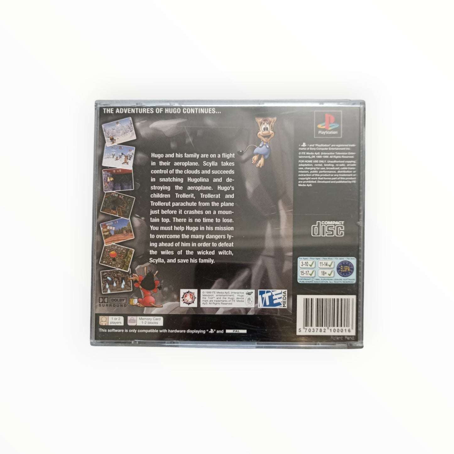 HUGO 2 playstation 1 (PS1)