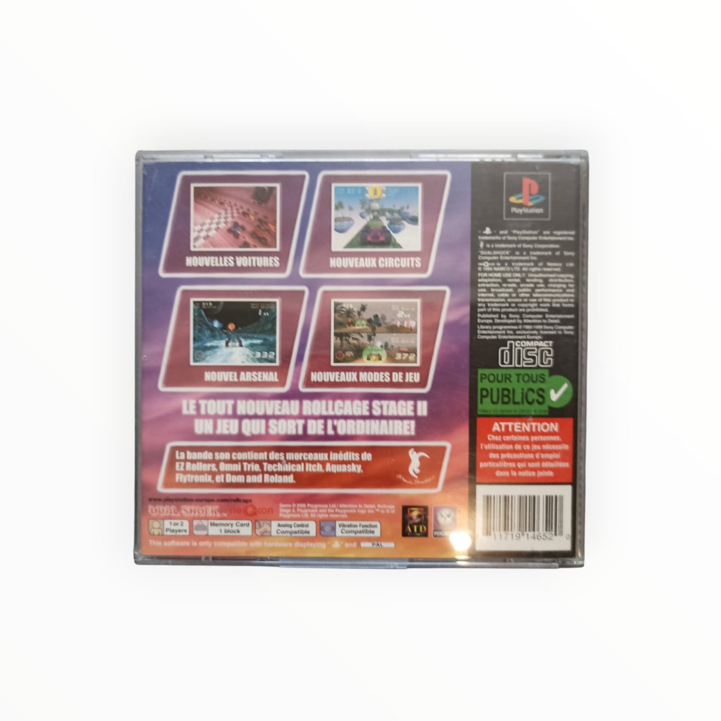 ROLLCAGE STAGE 2 playstation 1 (PS1)