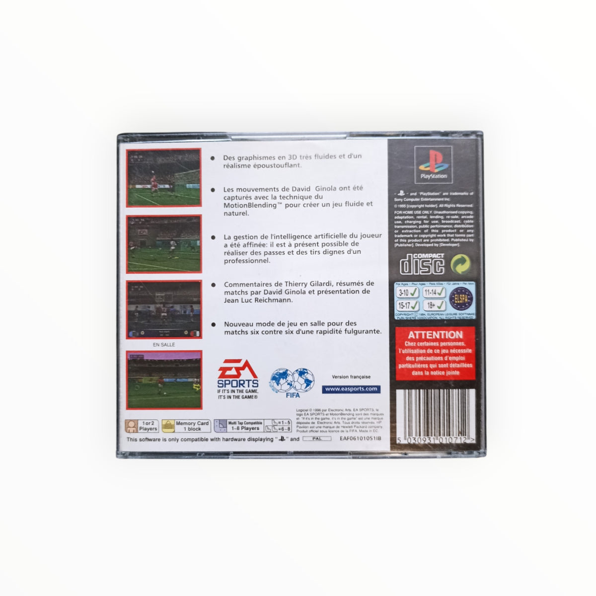 FIFA 97 playstation 1 (PS1)