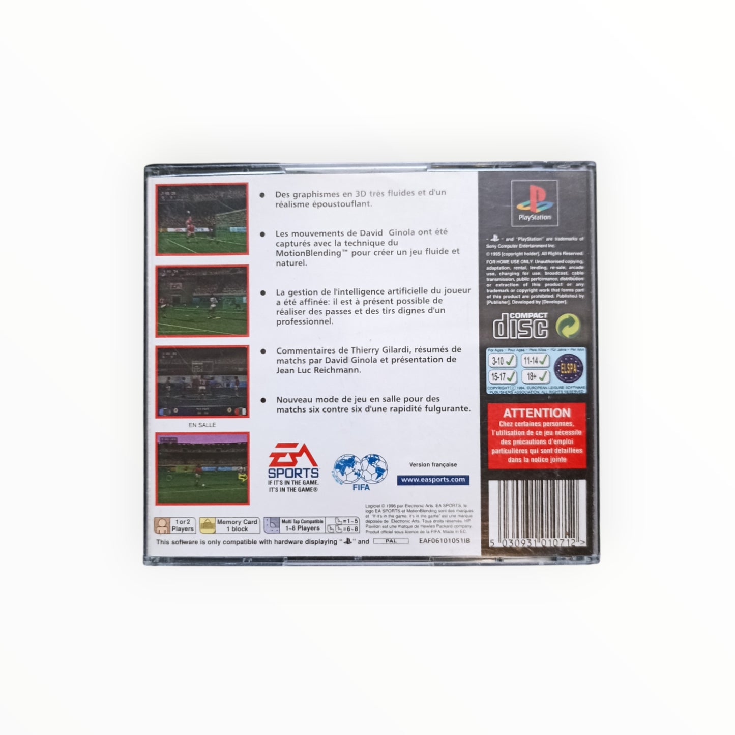 FIFA 97 playstation 1 (PS1)