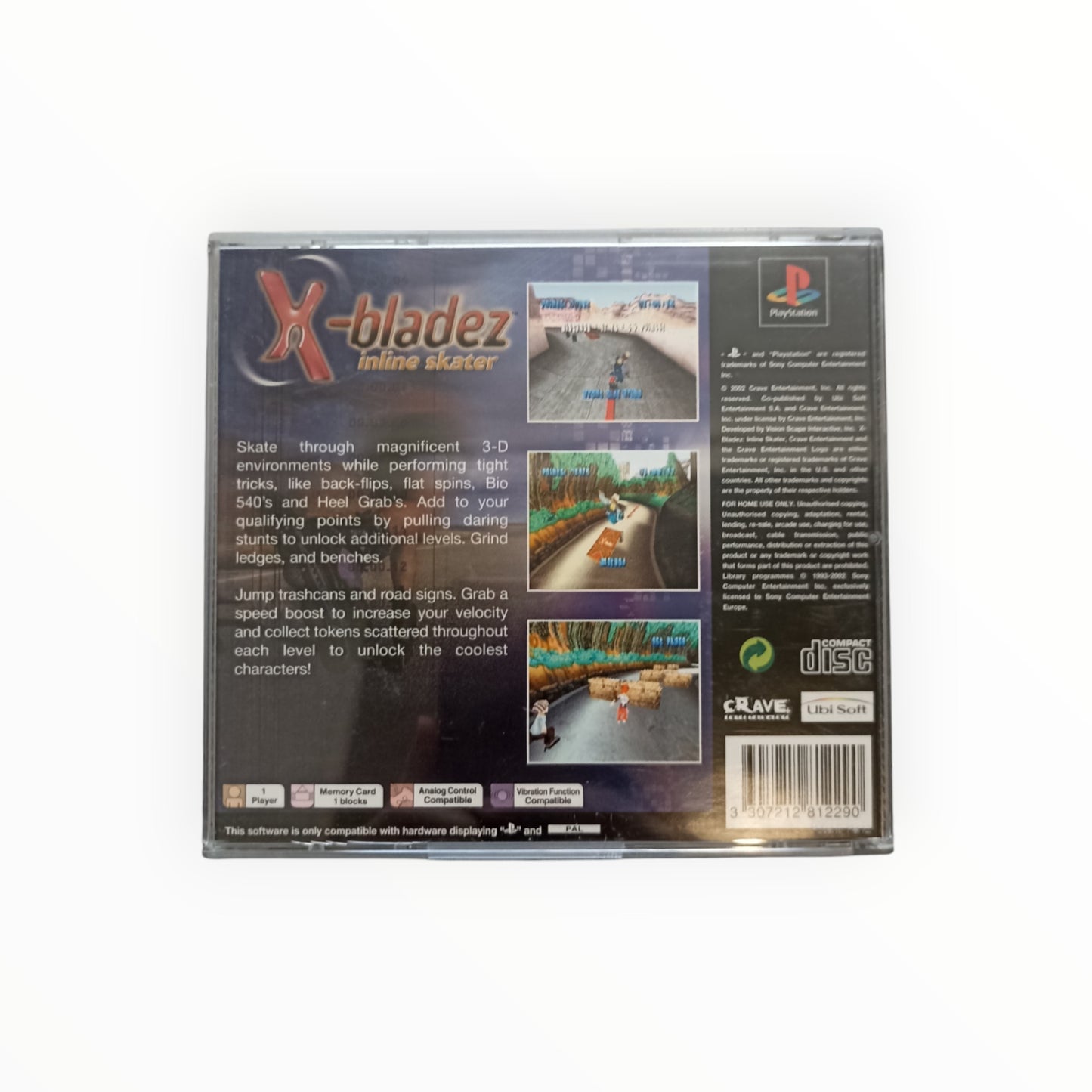 X- BLADEZ INLINE SKATER playstation 1 (PS1)