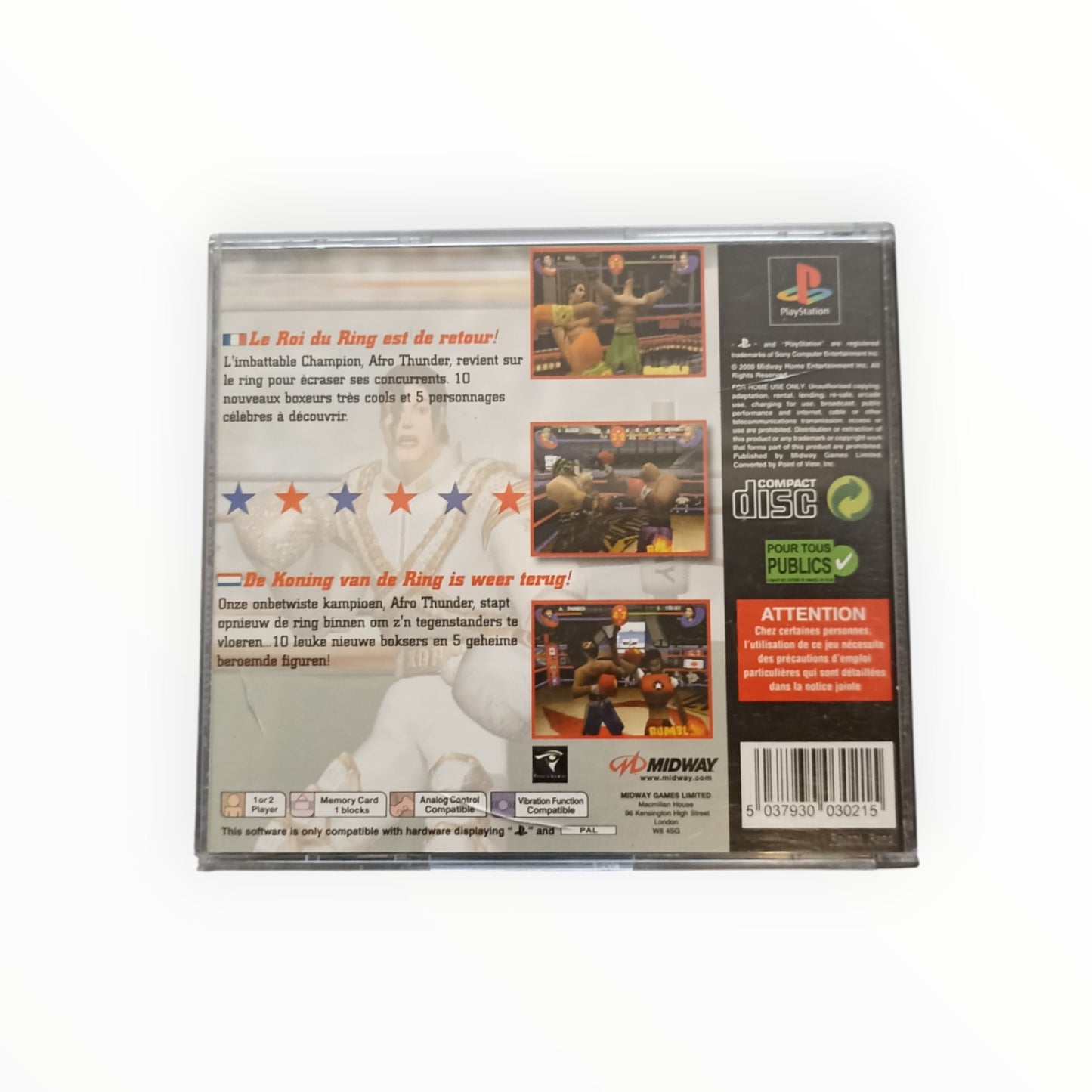 READY 2 RUMBLE BOXING ROUND 2 playstation 1 (PS1)