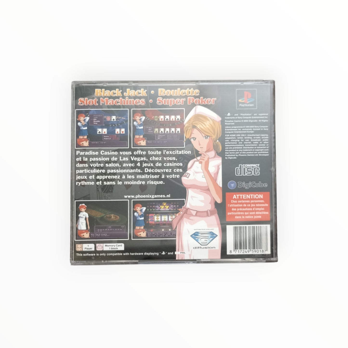 PARADISE CASINO playstation 1 (PS1)