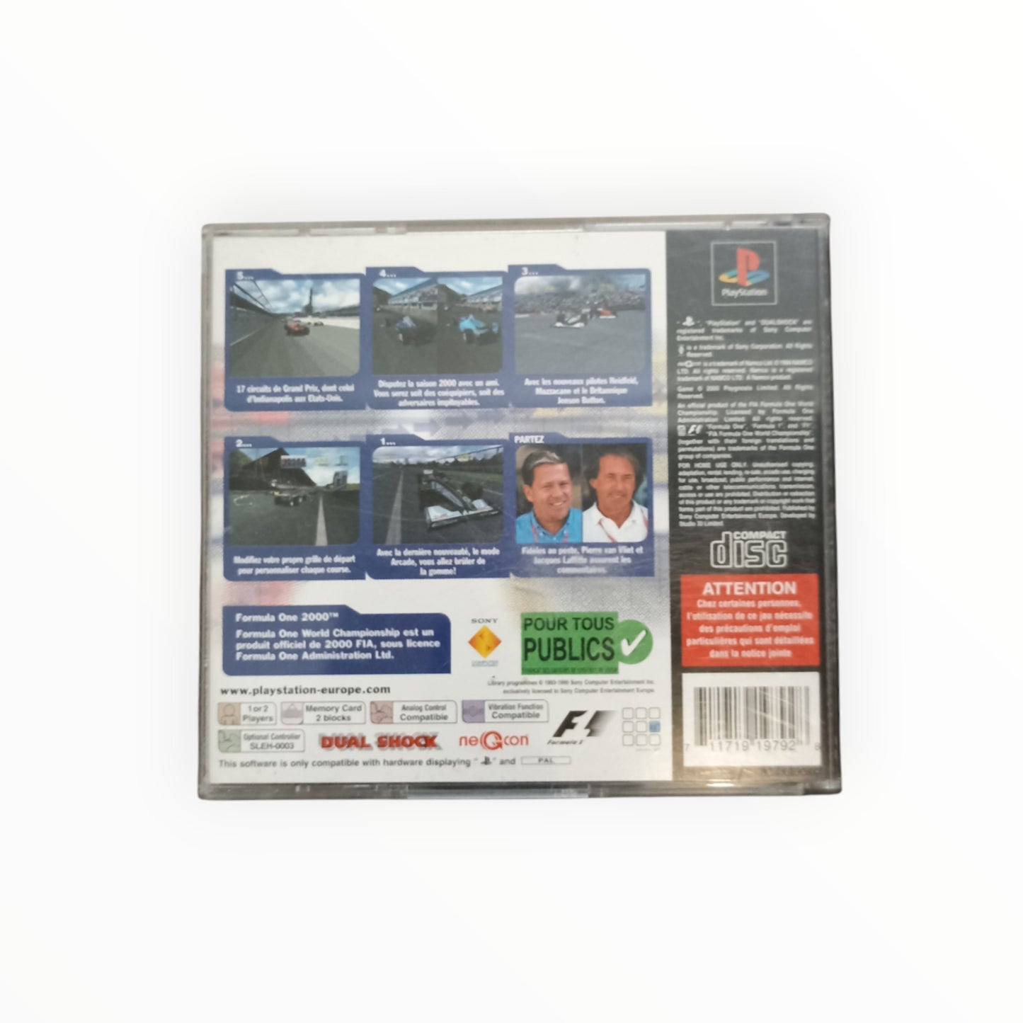 FORMULA ONE 2000 playstation 1 (PS1)