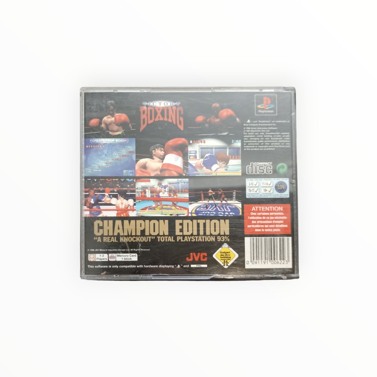 VICTORY BOXING CHAMPION EDITION playstation 1 (PS1)