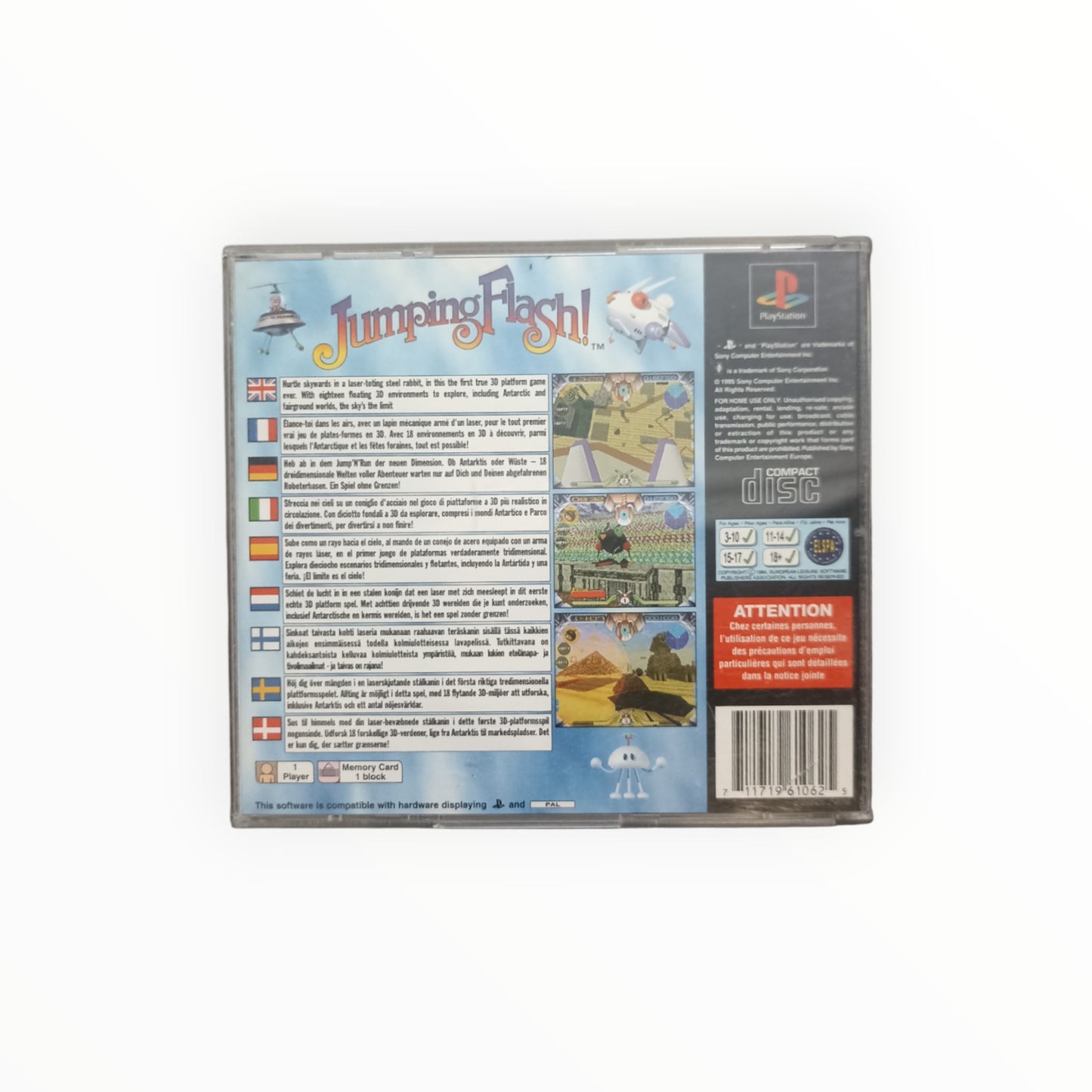 JUMPING FLASH playstation 1 (PS1)