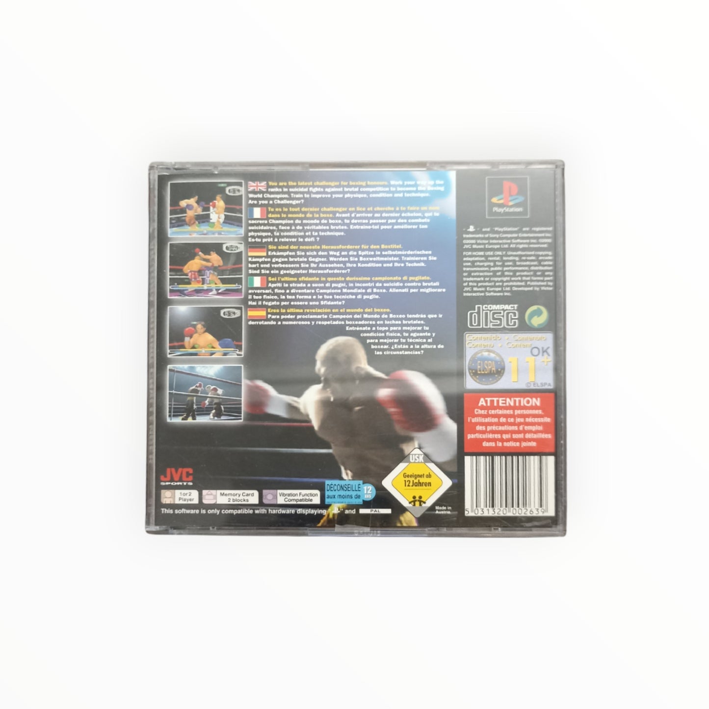 VICTORY BOXING CHALLENGER playstation 1 (PS1)