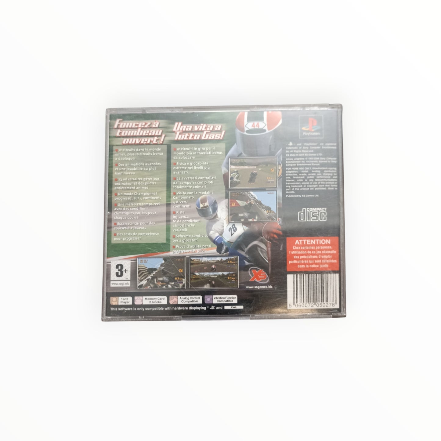 XS MOTO playstation 1 (PS1)