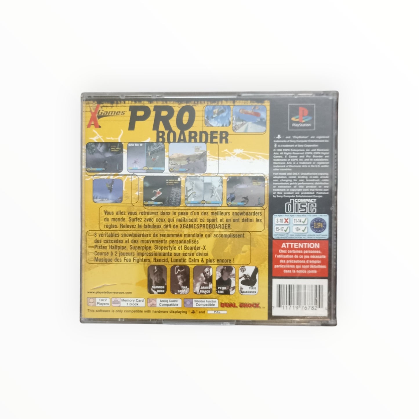 XGAMES PRO BOARDER playstation 1 (PS1)