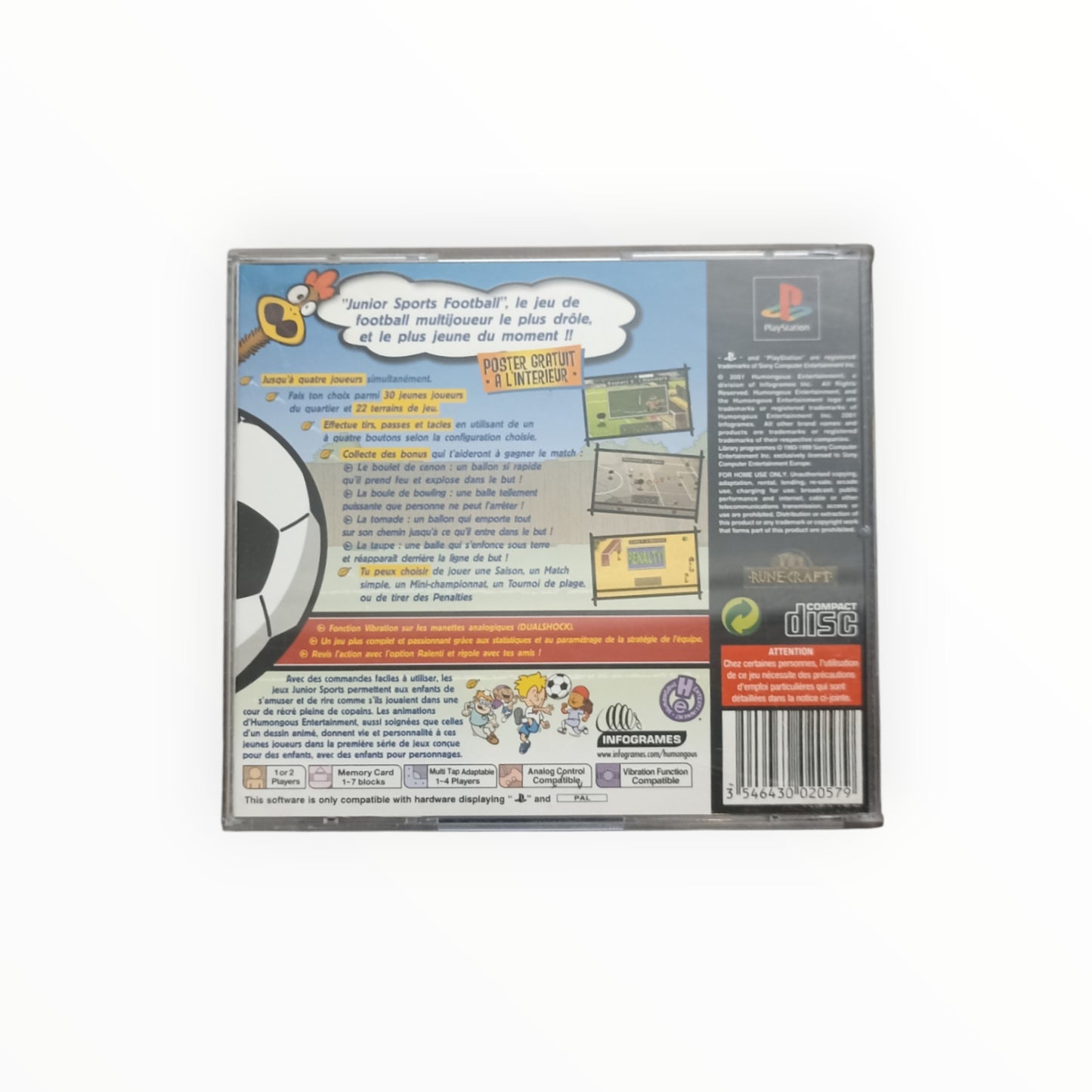 JUNIOR SPORTS FOOTBALL playstation 1 (PS1)