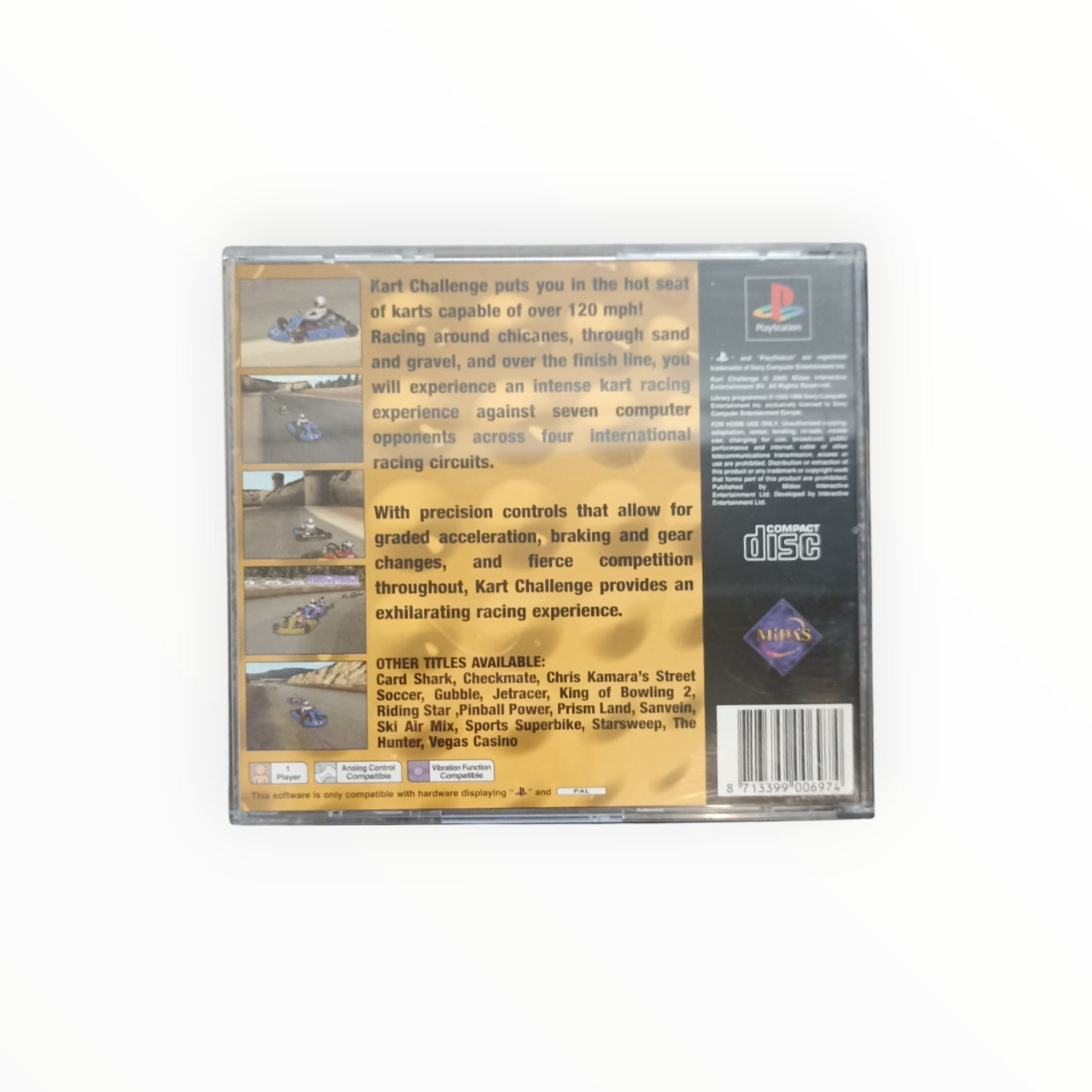 KART CHALLENGE playstation 1 (PS1)