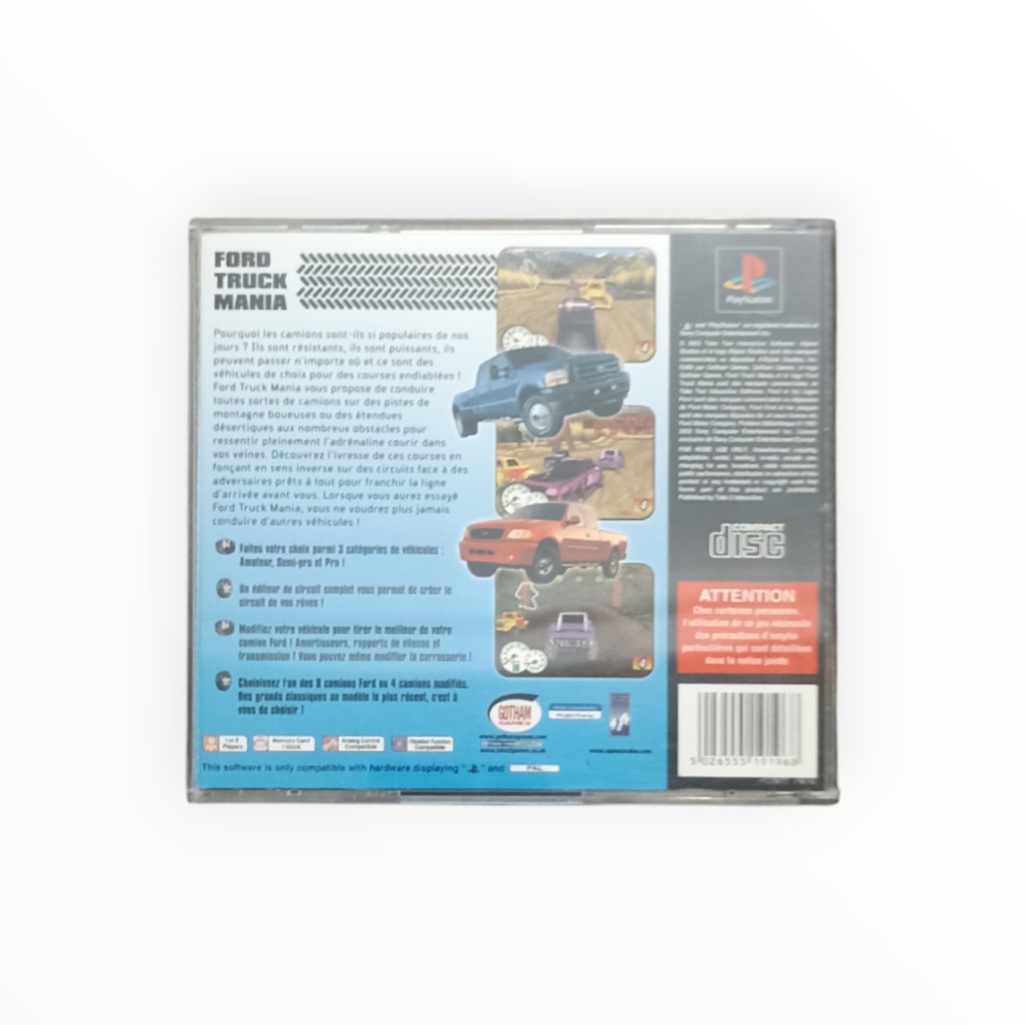 FORD TRUCK MANIA playstation 1 (PS1)