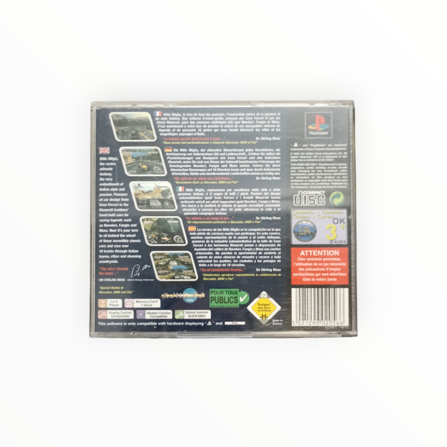 MILLE MIGLIA playstation 1 (PS1)