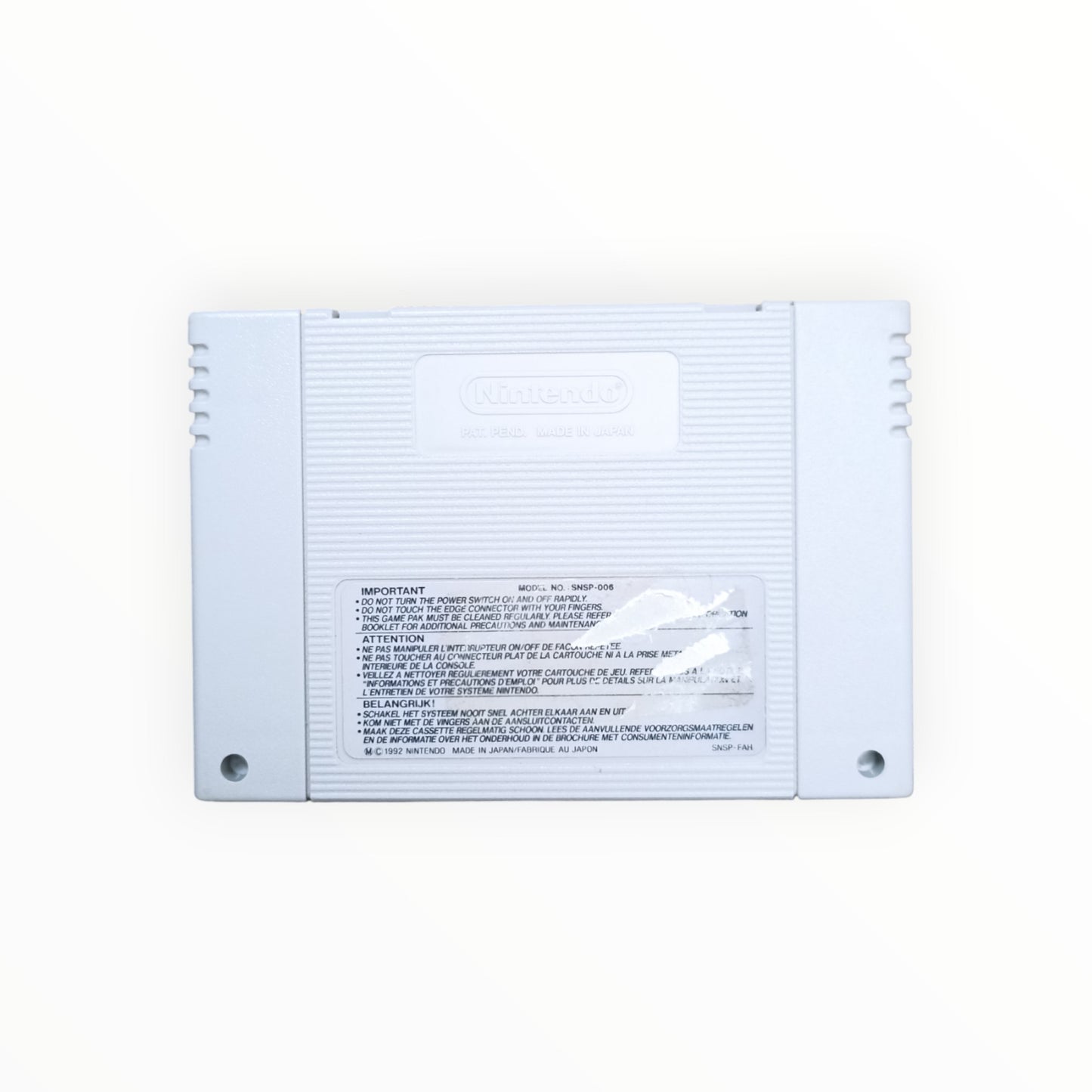 LES SCHTROUMPS AUTOUR DU MONDE super nintendo (SNES)