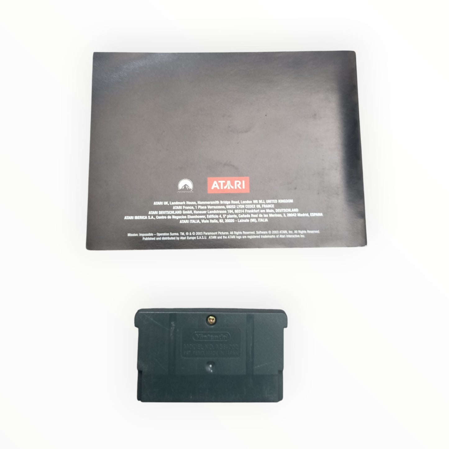 MISSION IMPOSSIBLE OPERATION SURMA GameBoy Advance (GBA)