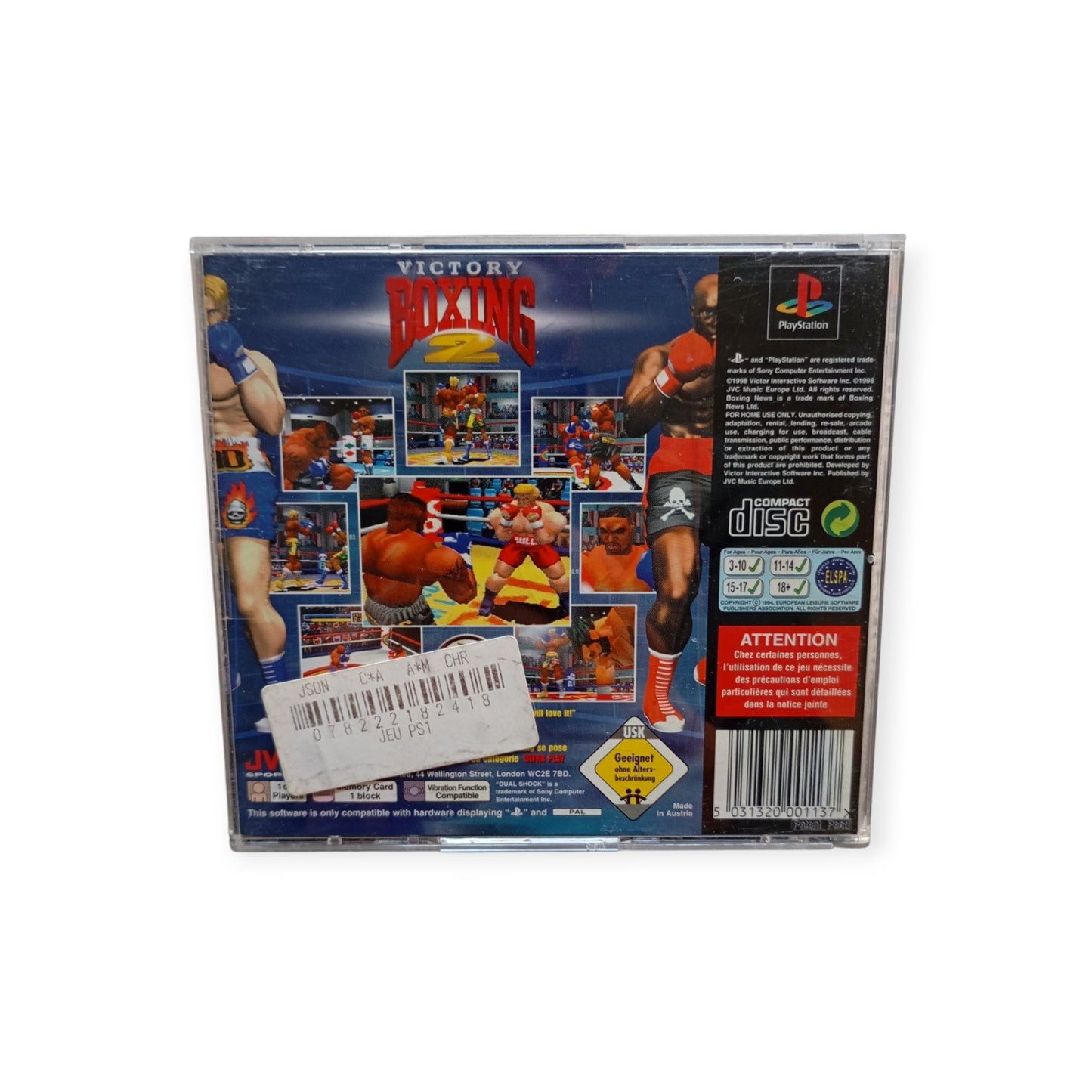 Victory Boxing 2 Playstation 1 (PS1)