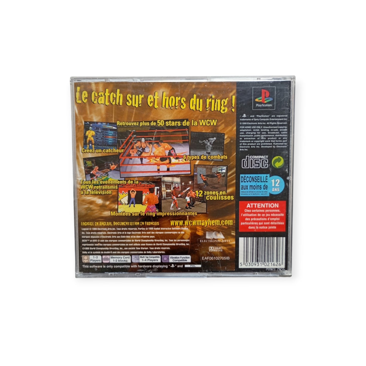 WCW Mayhem Playstation 1 (PS1)