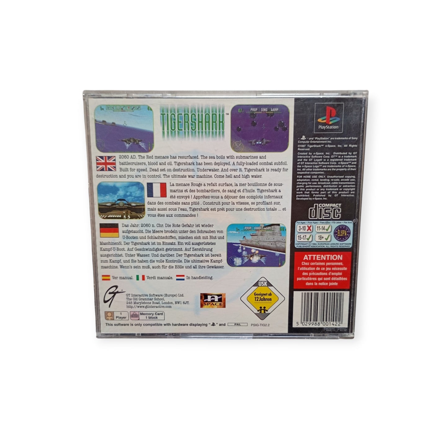 TIGERSHARK PlayStation 1 (PS1)