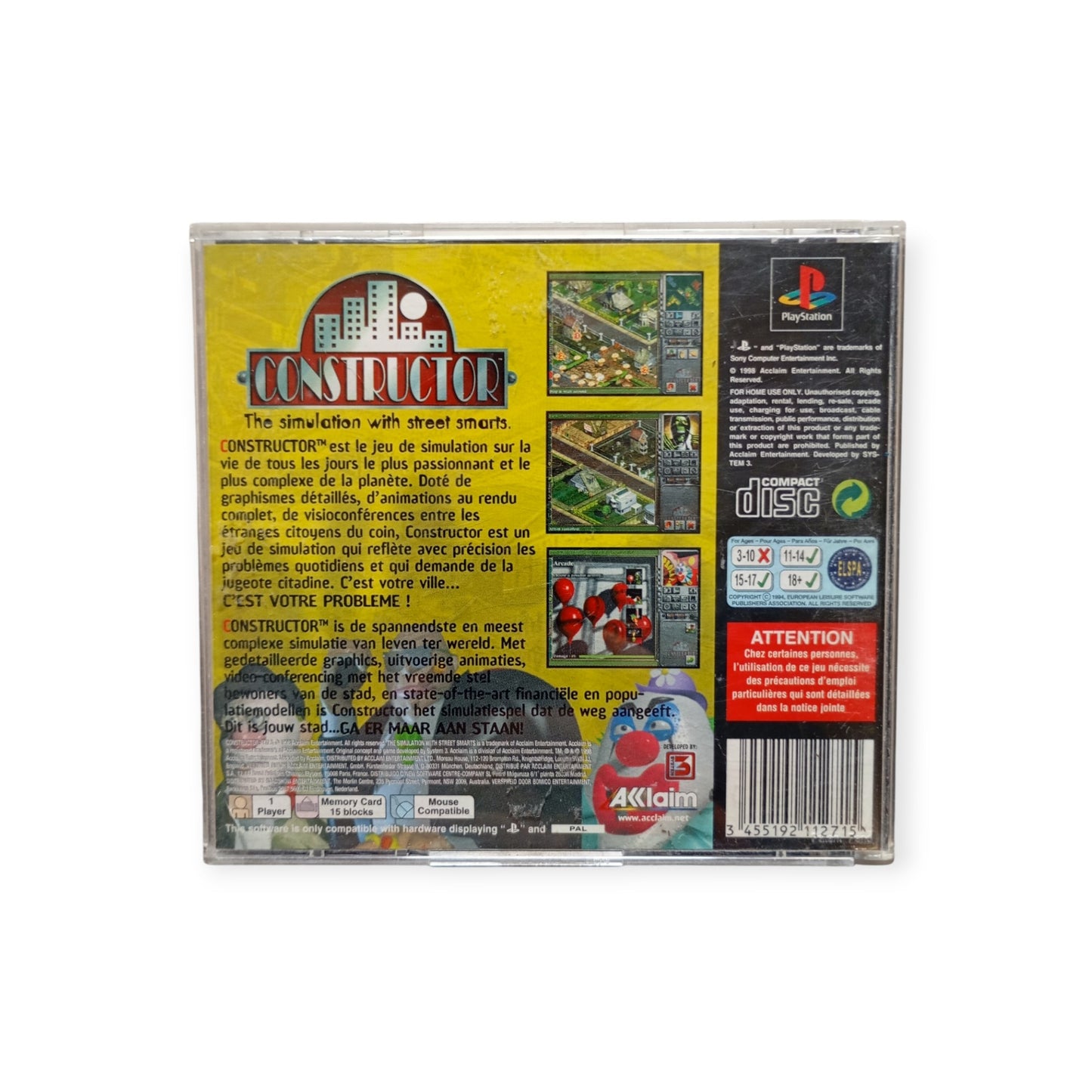 CONSTRUCTOR PlayStation 1 (PS1)