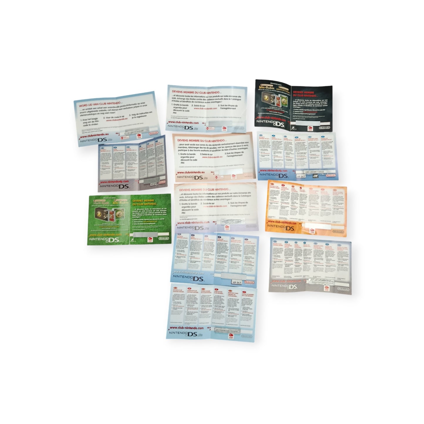 Liste Carte Vip Nintendo DS Novembre 2025