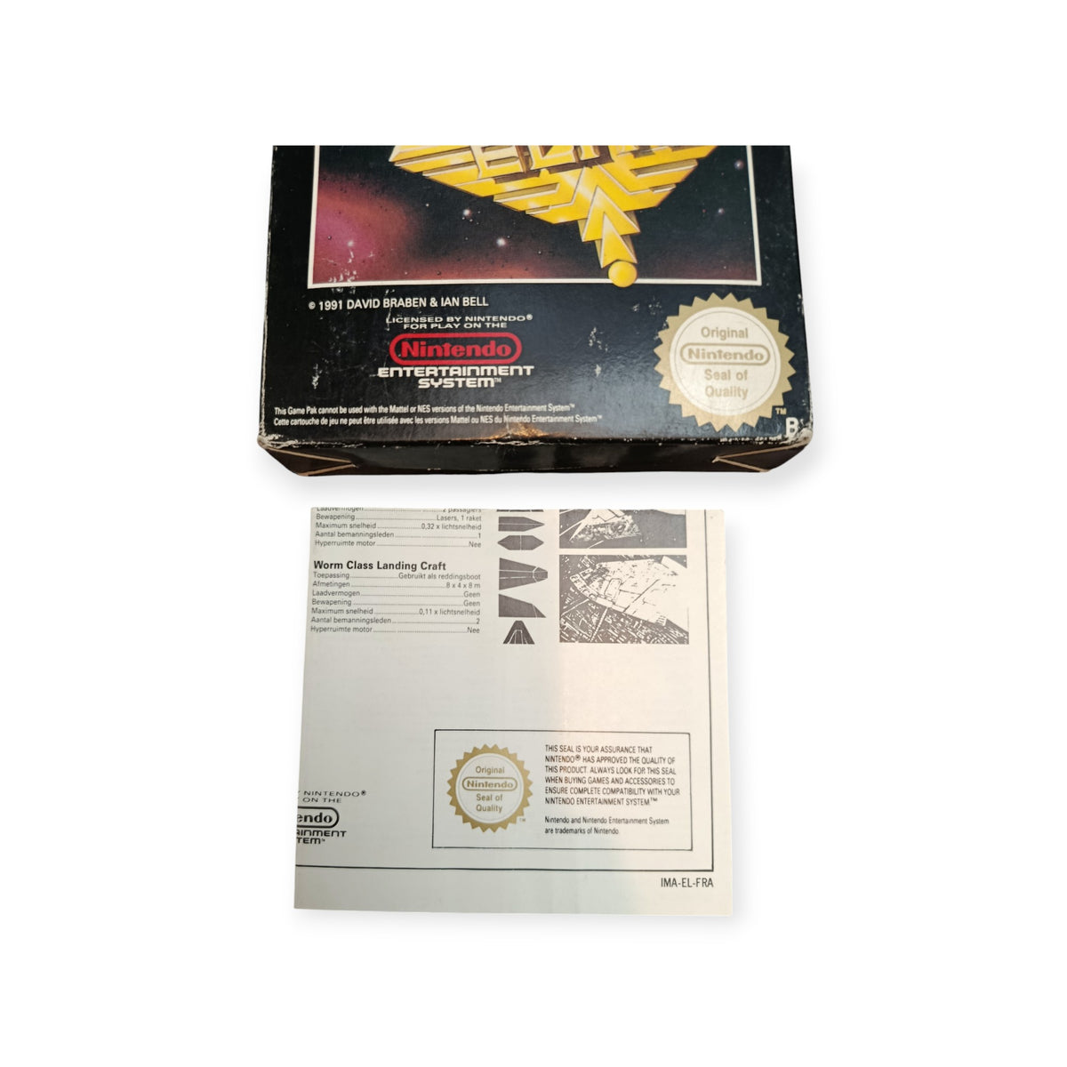 Elite Nintendo NES Complet
