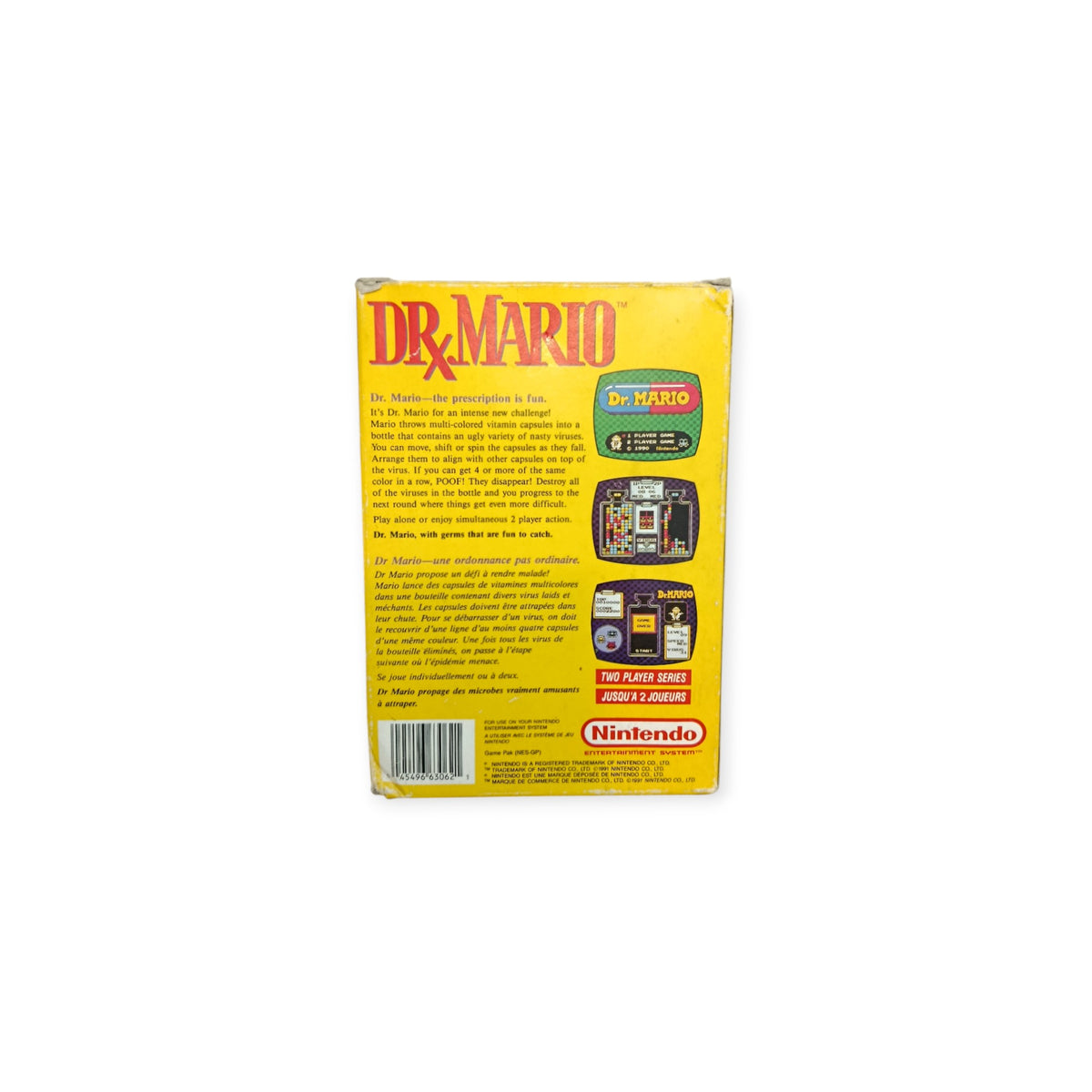 Dr Mario Nintendo NES Complet FRA