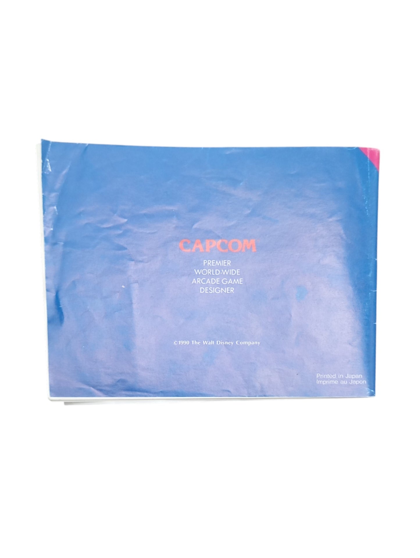 Notice seule Chip N Dale Nintendo NES