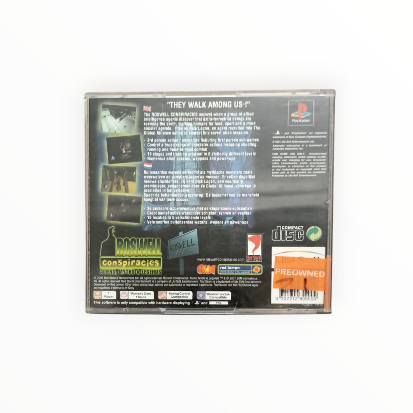 ROSWELL CONSPIRACIES playstation 1 (PS1)