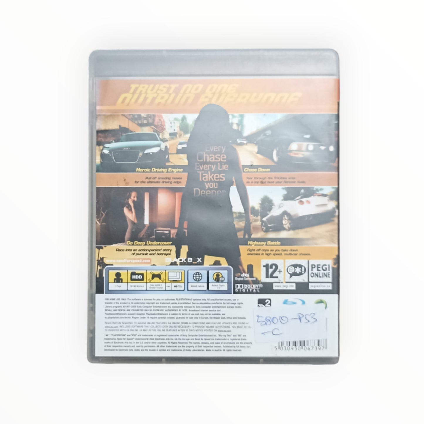 NEED FOR SPEED UNDERCOVER playstation 3 (PS3)