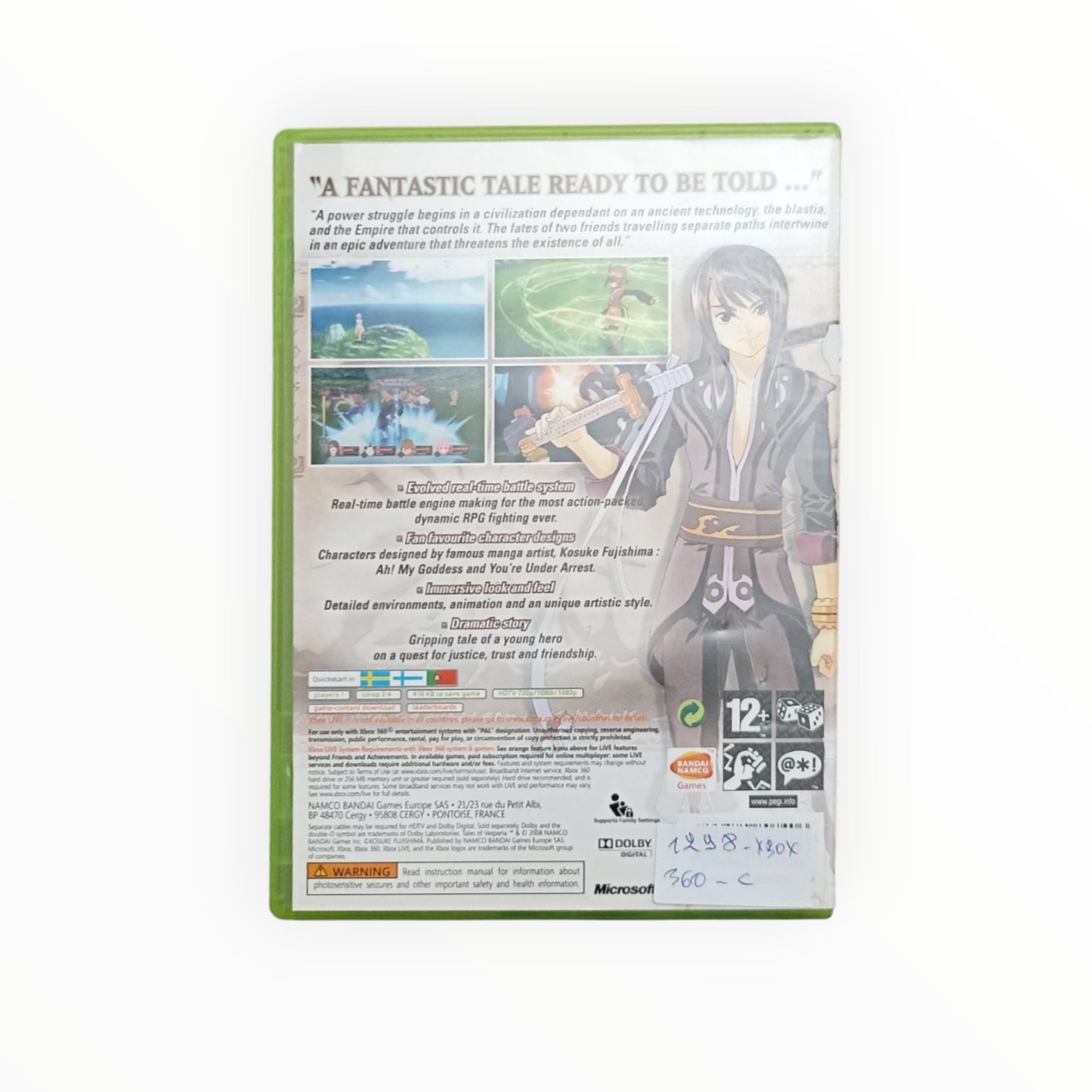 TALES OF VESPERIA Xbox 360 Version UK