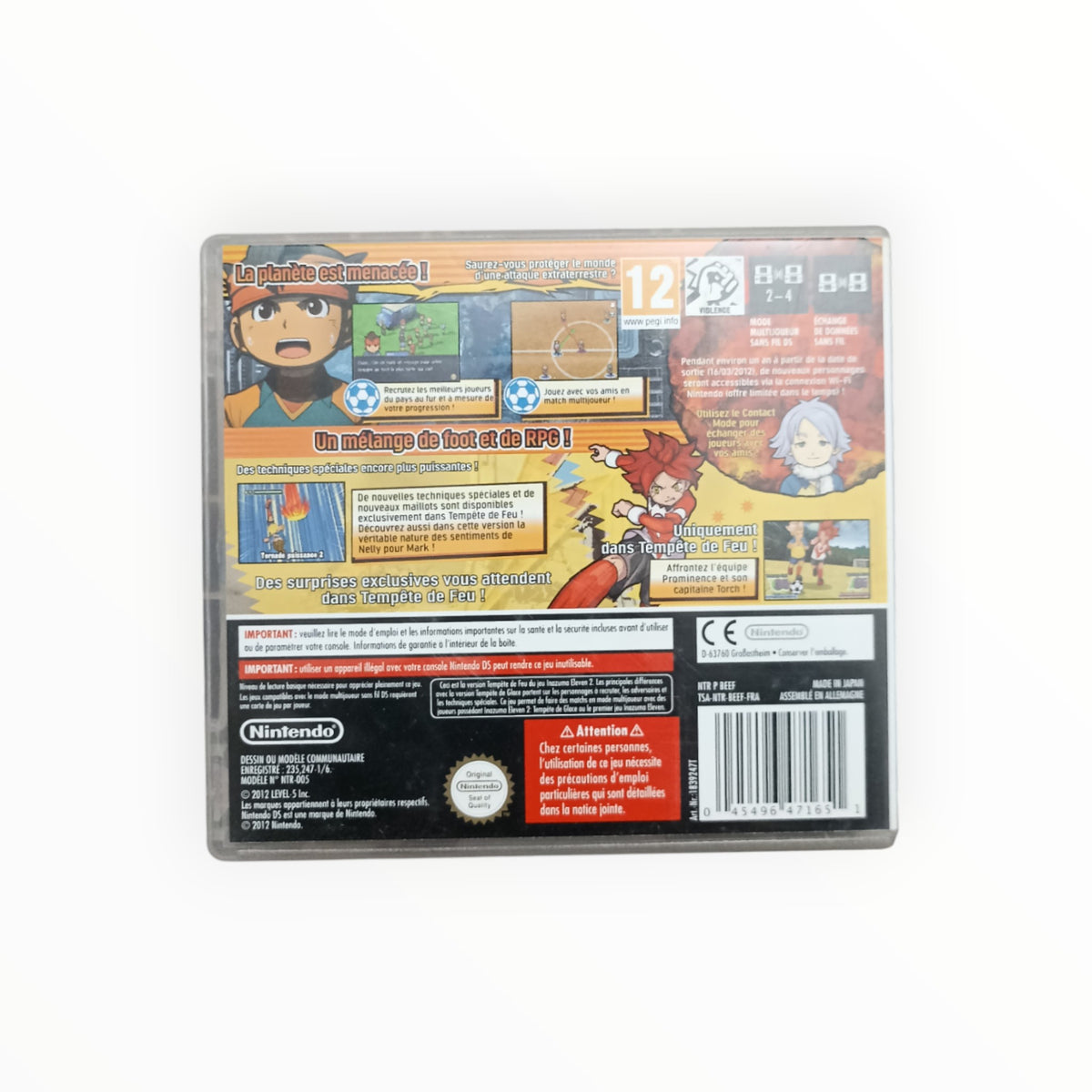INAZUMA ELEVEN 2 nintendo DS