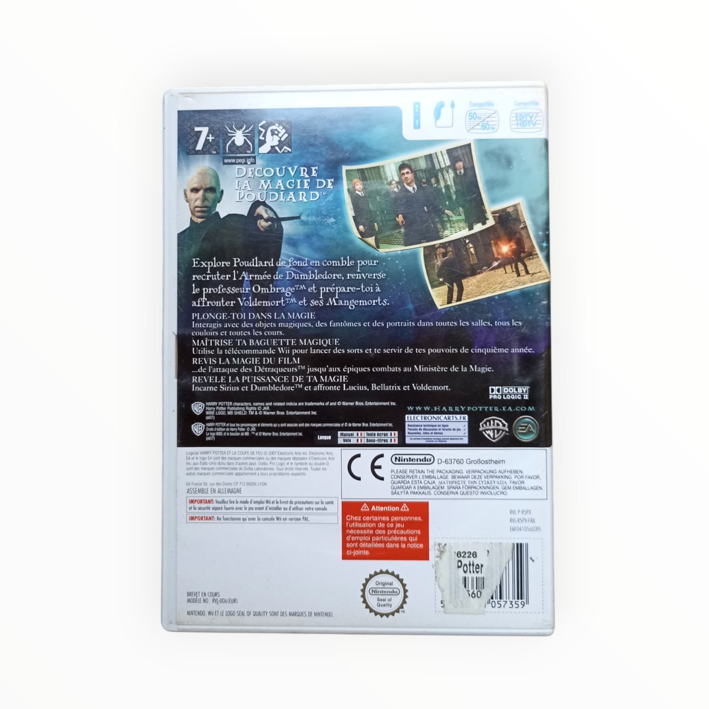 HARRY POTTER ET L'ORDRE DU PHÉNIX nintendo wii