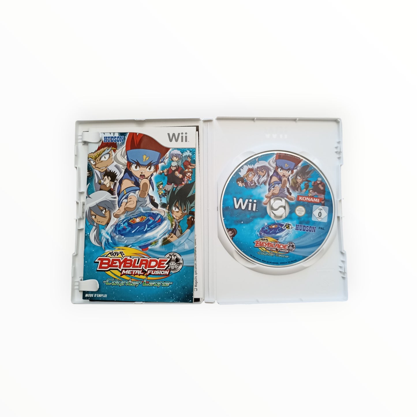 BEYBLADE METAL FUSION nintendo wii (édition avec toupie)