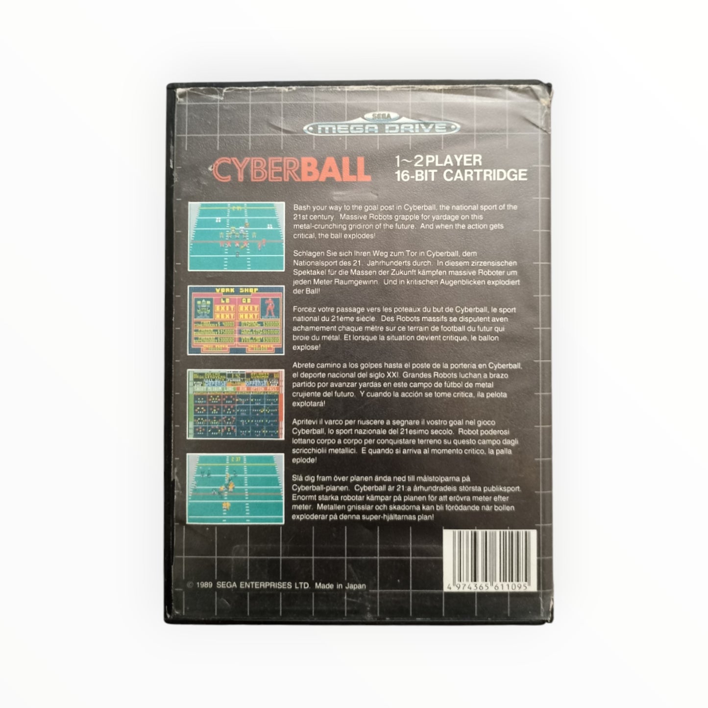 CYBER BALL sega mega drive