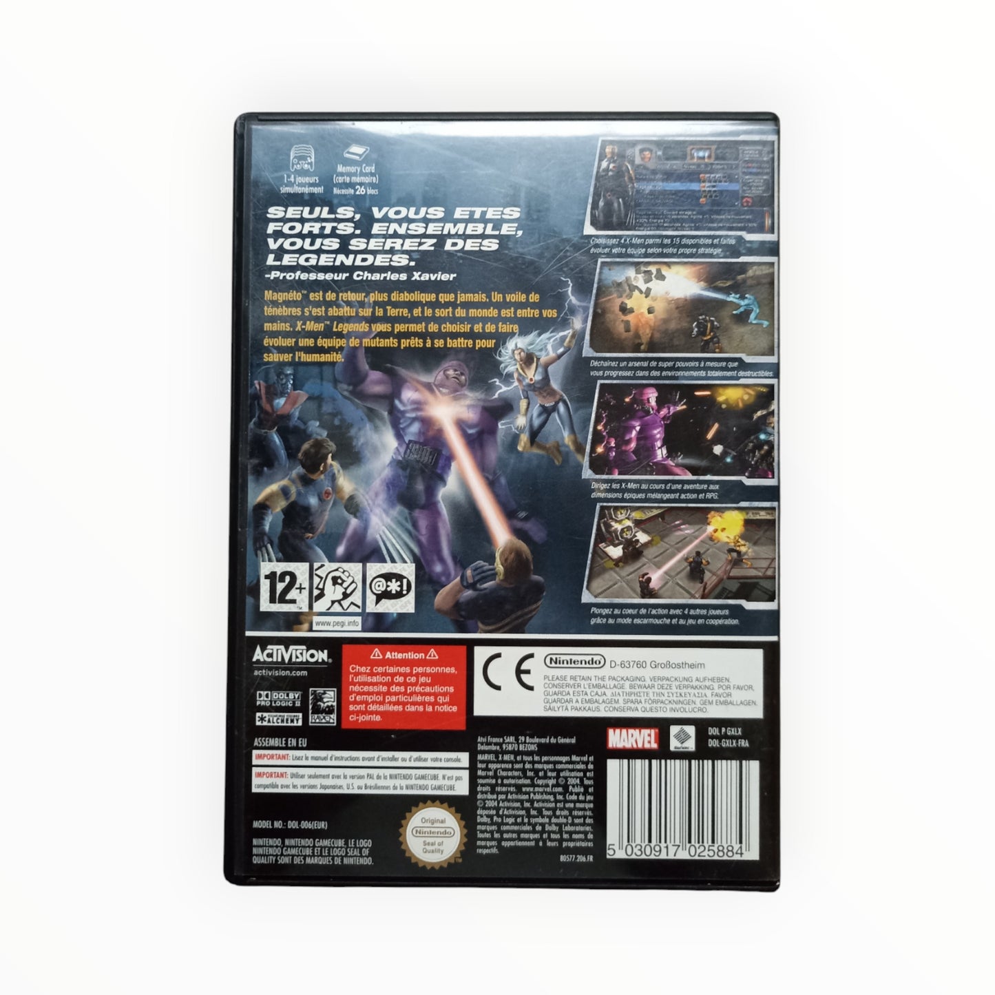 X-MEN LEGENDS nintendo Gamecube