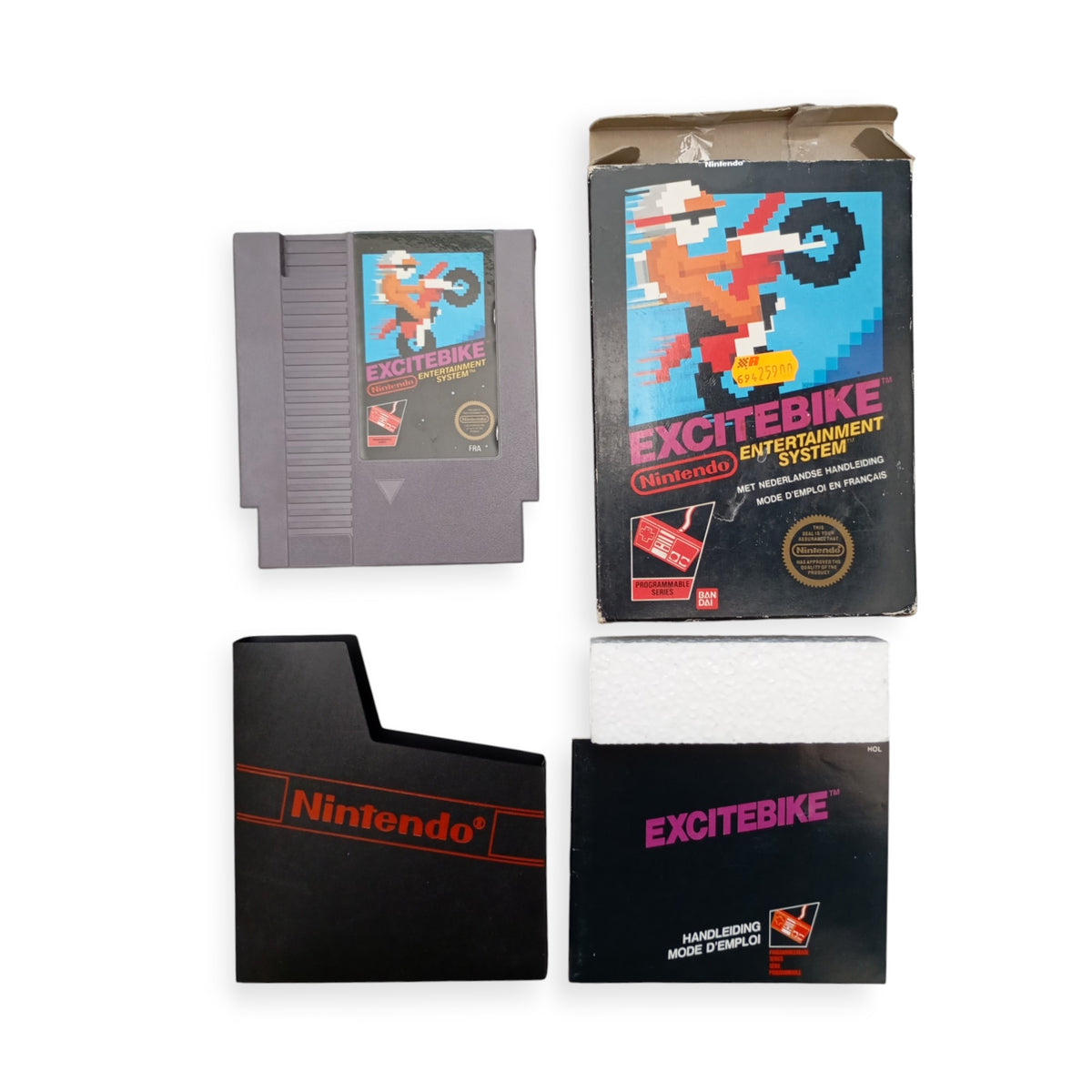 Excitebike Nintendo NES En boîte Version FRA