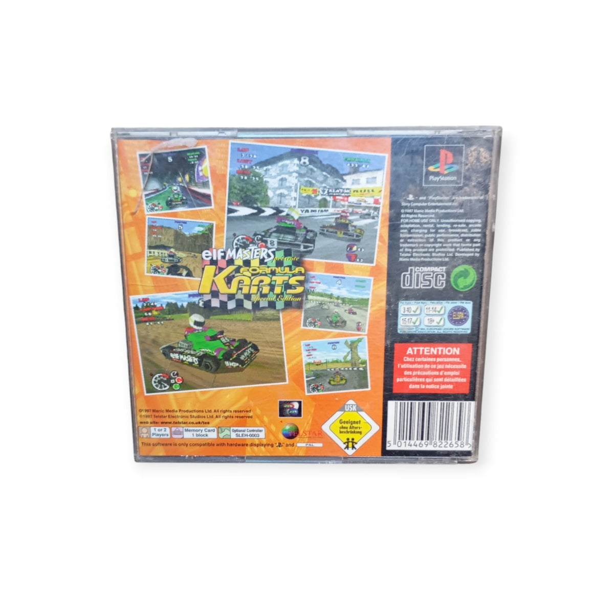 Elf Masters presents Formula Karts Special Edition - Playstation 1 (PS1)