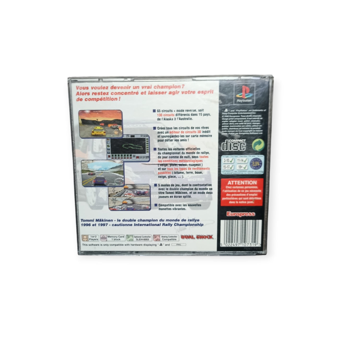 International Rally Championship Playstation 1 (PS1)