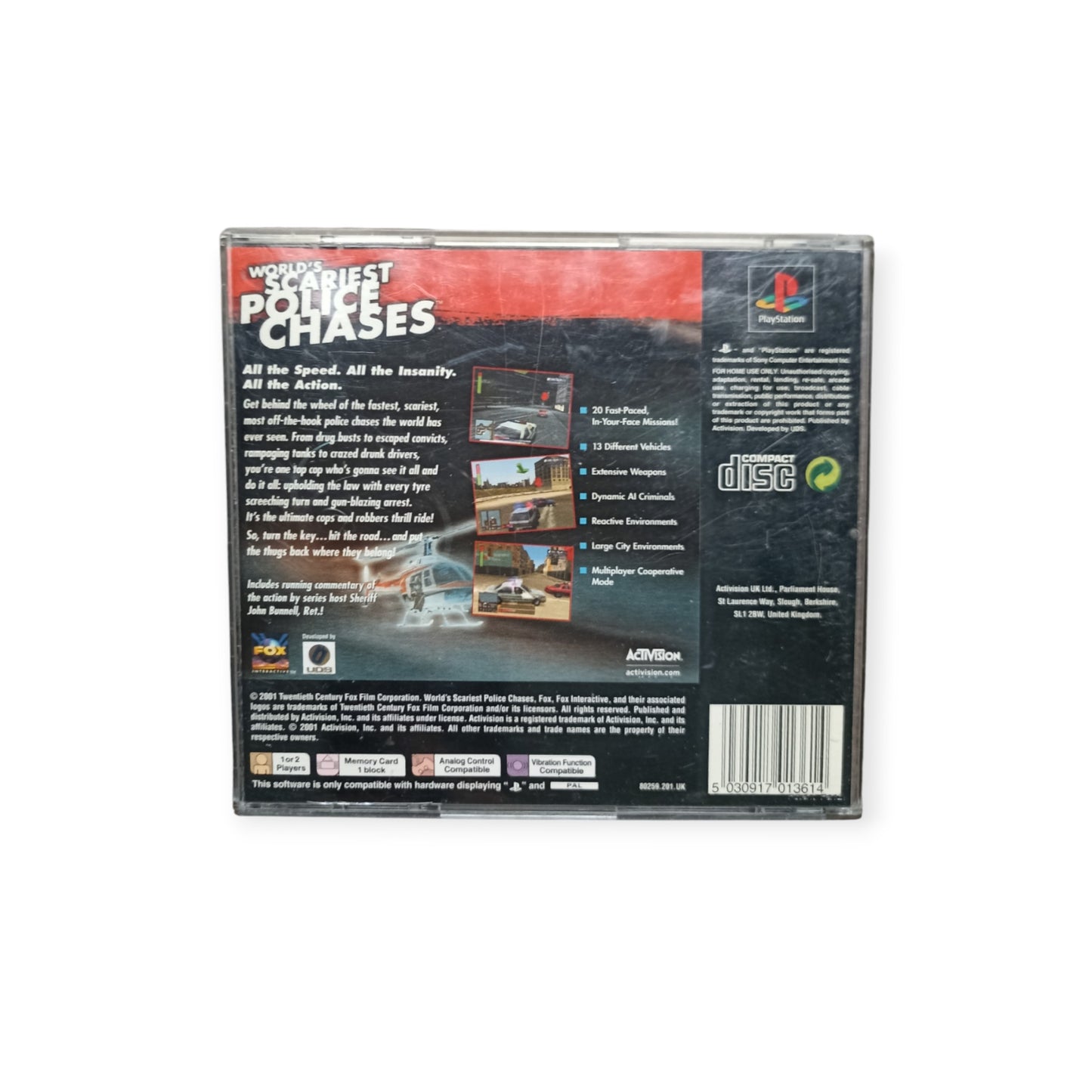 World's Scariest Police Chases Playstation 1 (PS1)