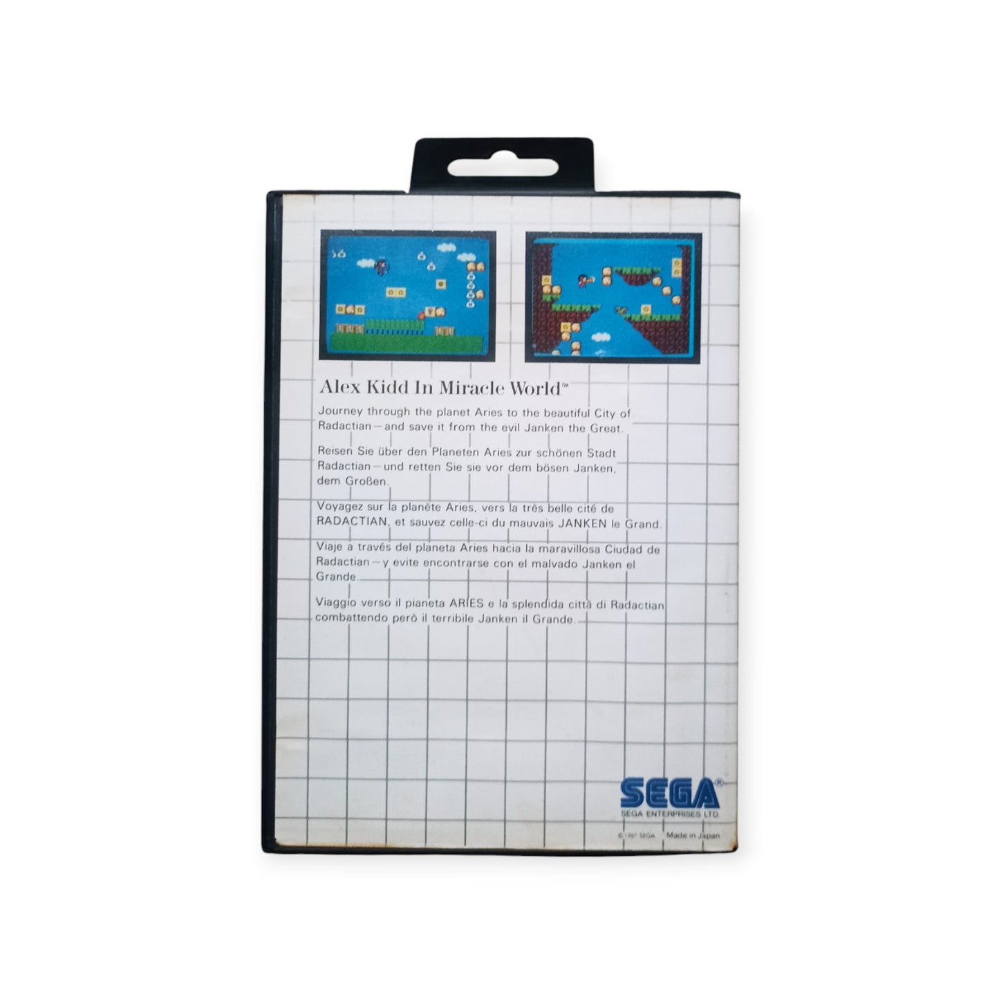 Alex Kidd In Miracle World Sega Master System
