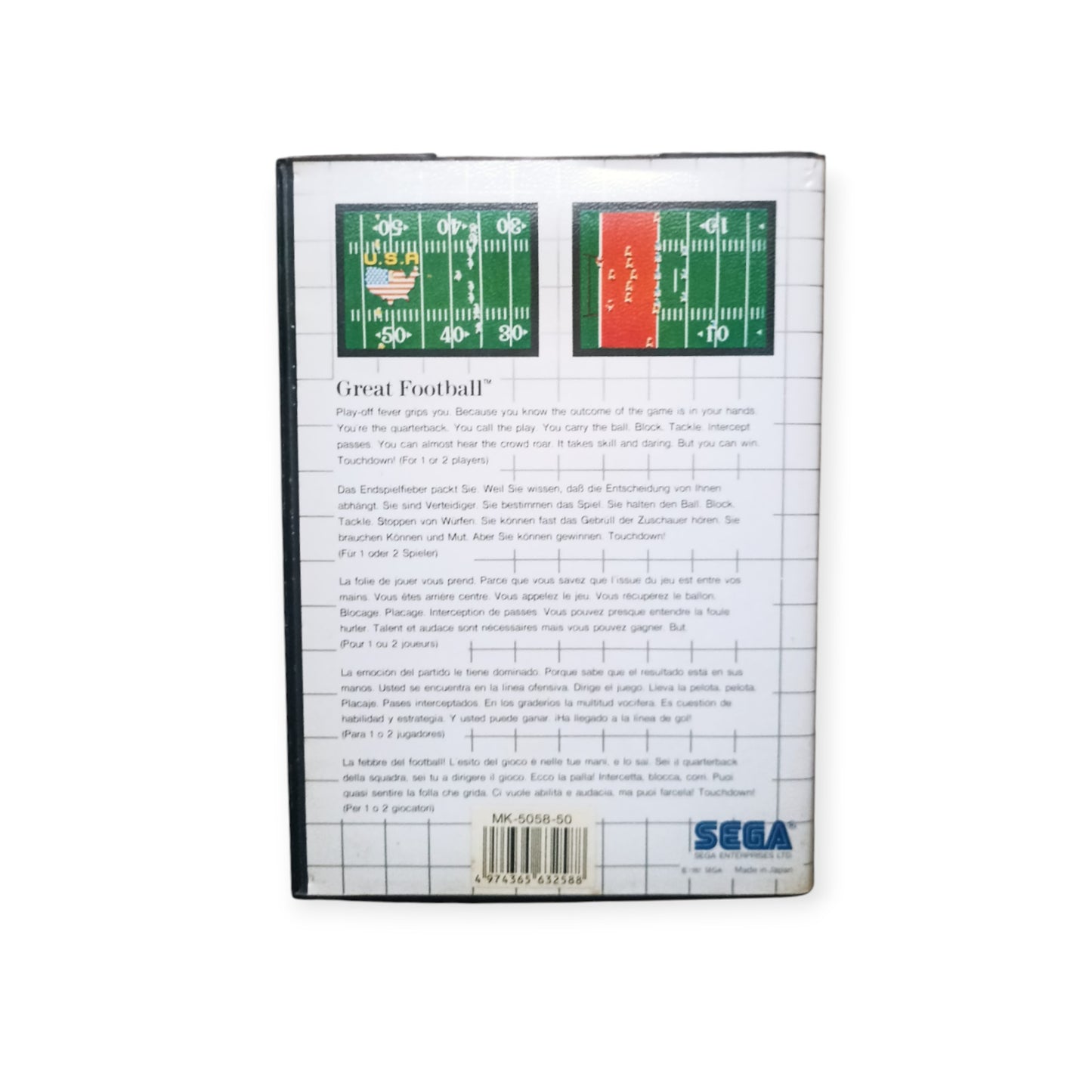 Great Football Sega Master System