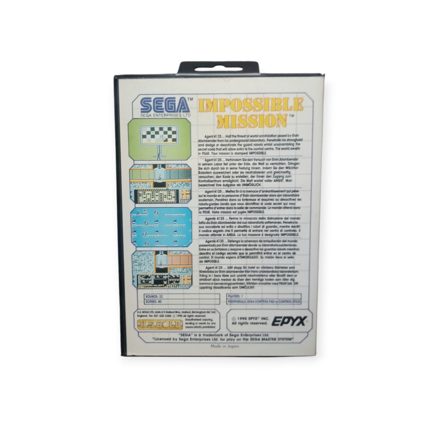 Impossible Mission - Sega Master System