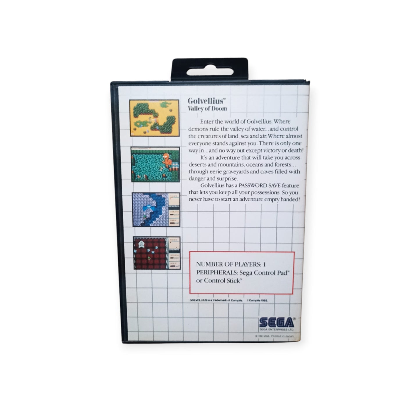 Golvellius Valley Of The Doom Master System