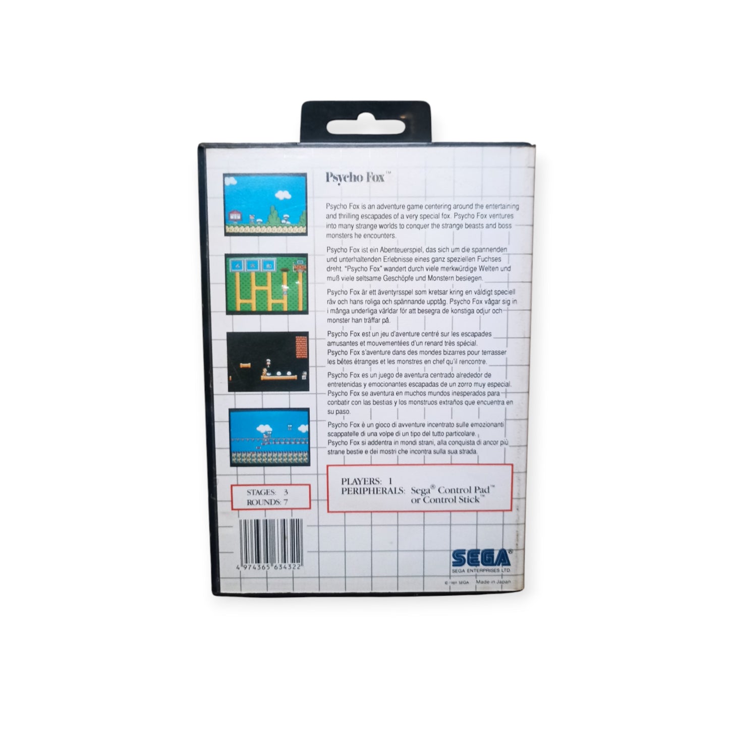 Psycho Fox Master System