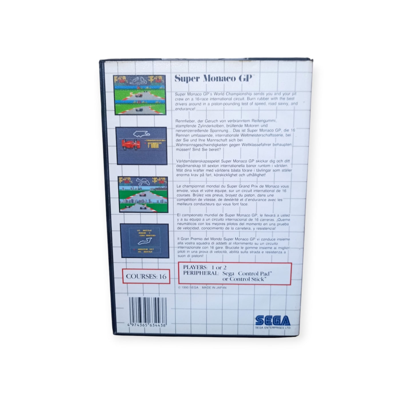 Super Monaco GP Master System