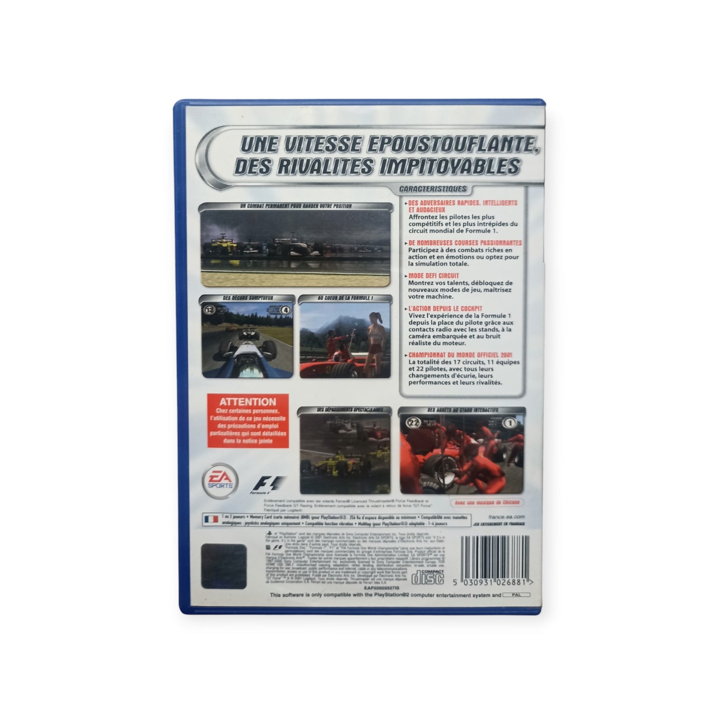 F1 2001 PlayStation 2 (PS2)