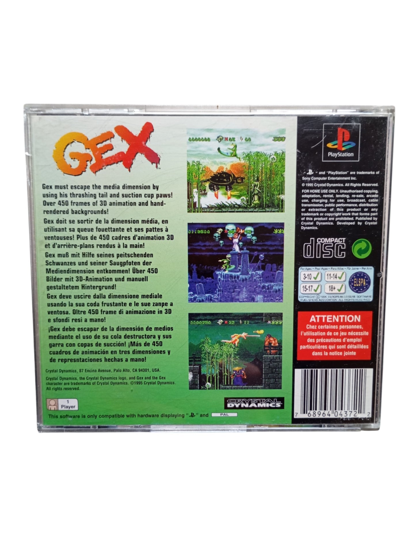 Gex Playstation 1 (PS1)